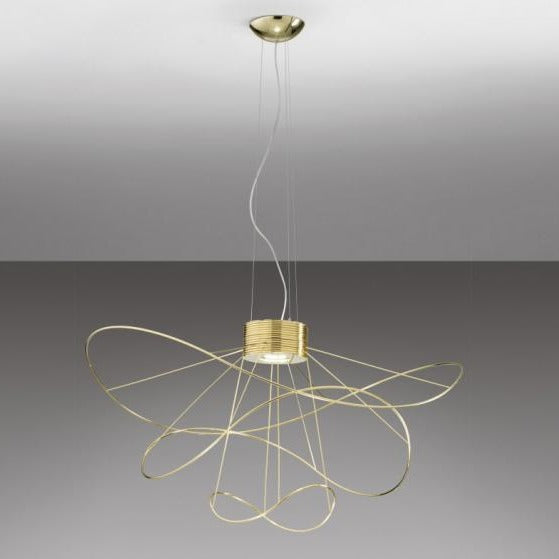 Hoops Pendant 3, Gold, LED, Phase Dim, IP20