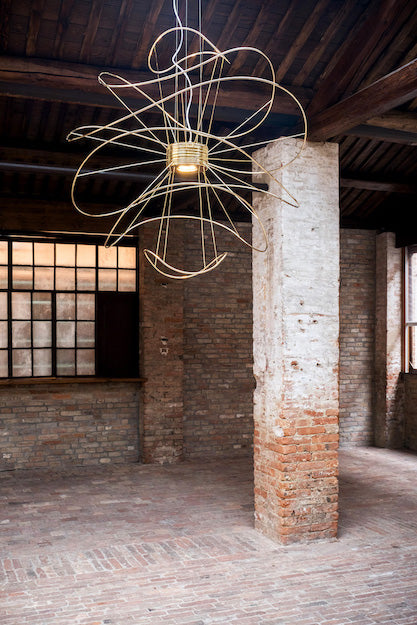 Hoops Pendant 6, Gold, LED, Phase Dim, IP20