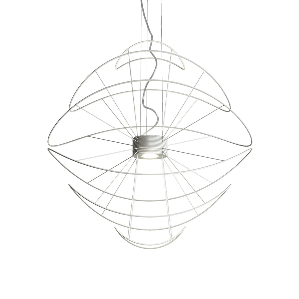 Hoops Pendant 6, White, LED, Phase Dim, IP20