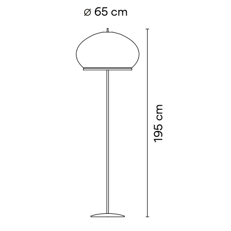 Knit Stem Floor Lamp, Oval Large, Stretch Knit Material over Polymer Orb, 33.6W, LED, On/Off or Dim
