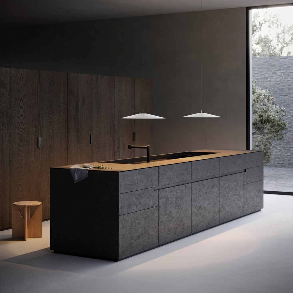 Koine Pendant, Acoustic Anthracite Felt, 86 cm, LED, 26W, Phase Dim, IP20