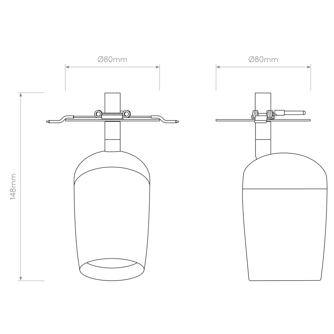 Koto Spot Light, Adjustable, Black, GU10, IP20