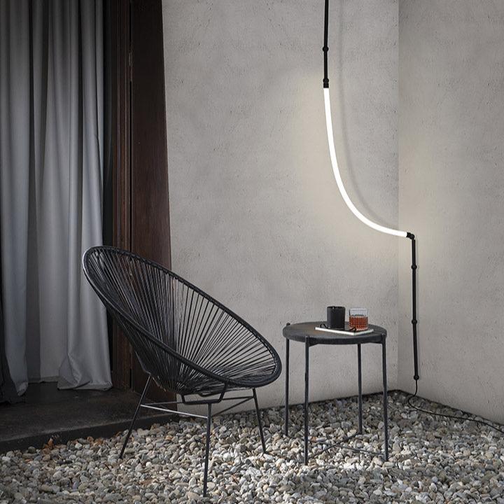 Leda Floor or Wall or Pendant Lamp, LED, Foot Dimmer, Plug In, IP20