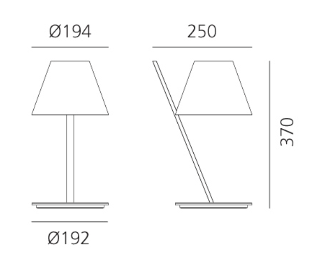 La Petit Table Lamp, White, E14, IP20