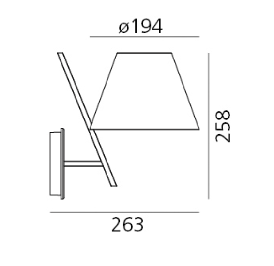 La Petit Wall Light, White, E14 IP20