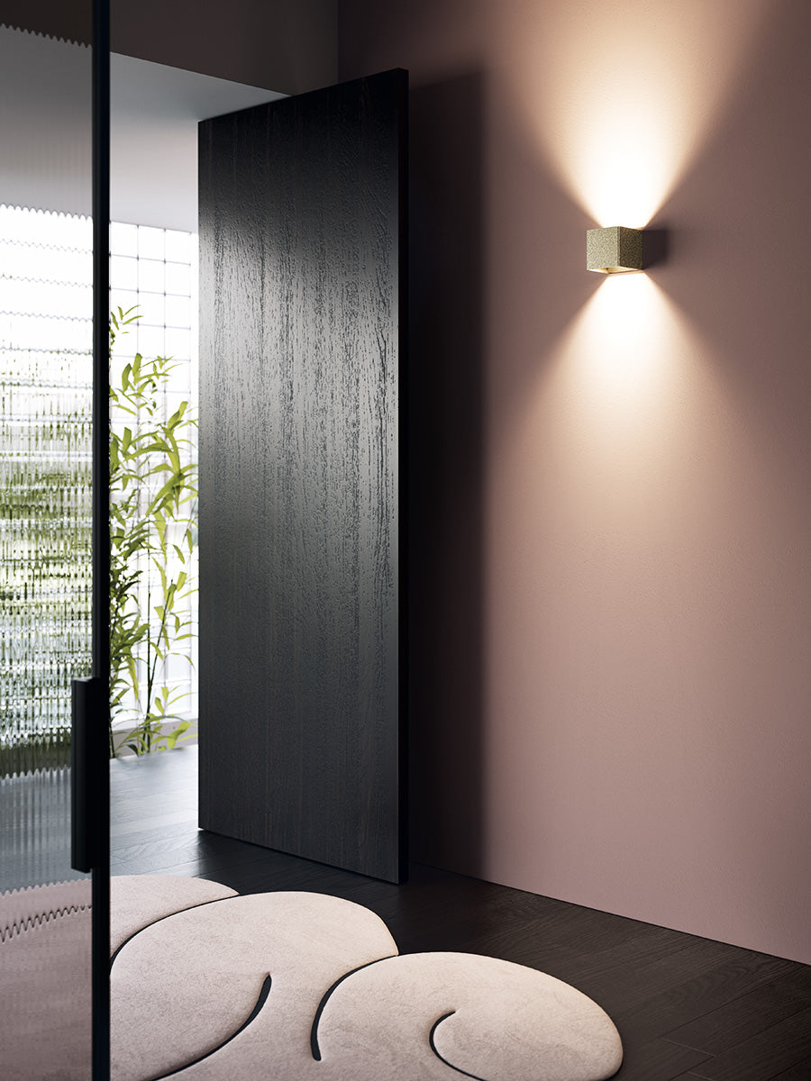 Laser Wall Light, Champagne, LED, 15W, Triac Dim