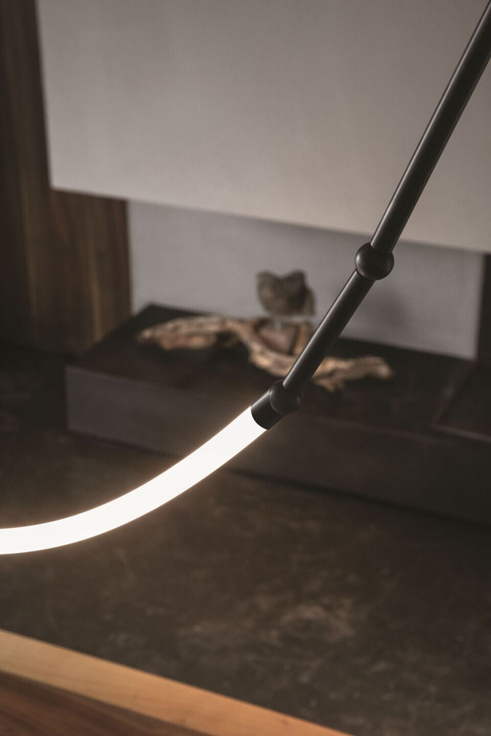 Leda Floor or Wall or Pendant Lamp, LED, Foot Dimmer, Plug In, IP20