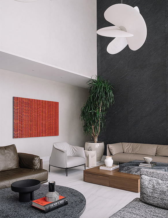 Levante Pendant, Matt White, 90 cm, LED, Phase Dim, IP20