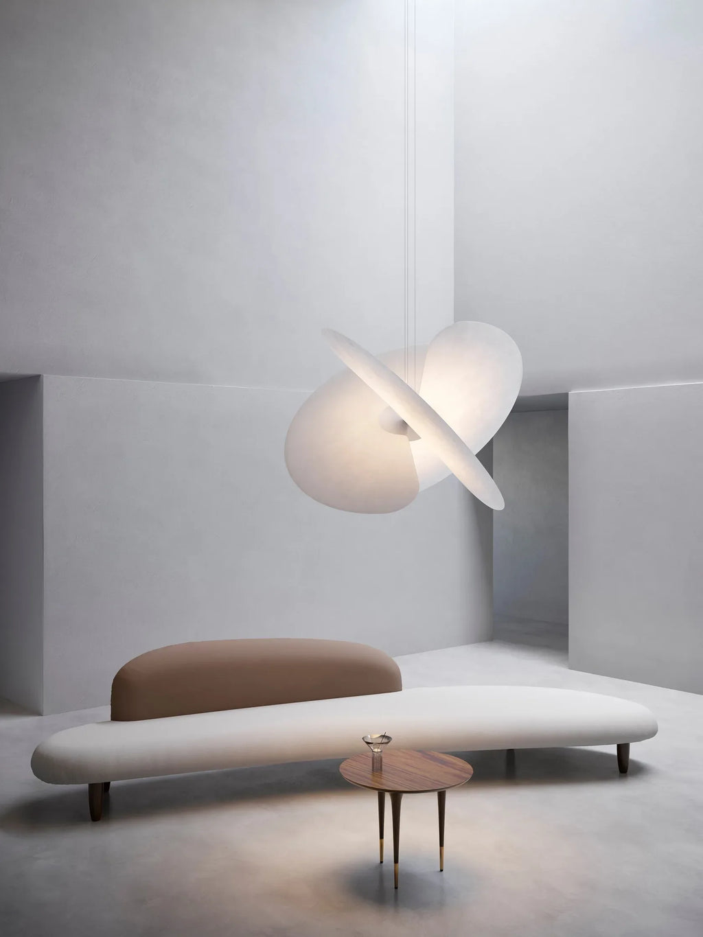 Levante Pendant, Matt White, 90 cm, LED, Phase Dim, IP20