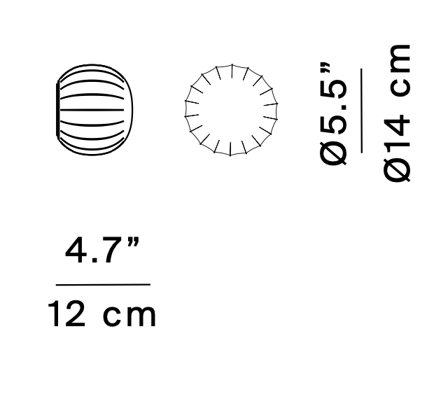 Lita Wall, 14 cm, White Glass with White Base, G9, IP20