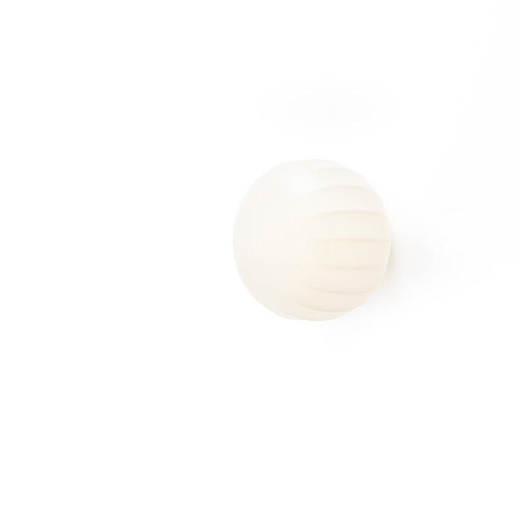 Lita Wall, 18 cm, White Glass with White Base, G9, IP20