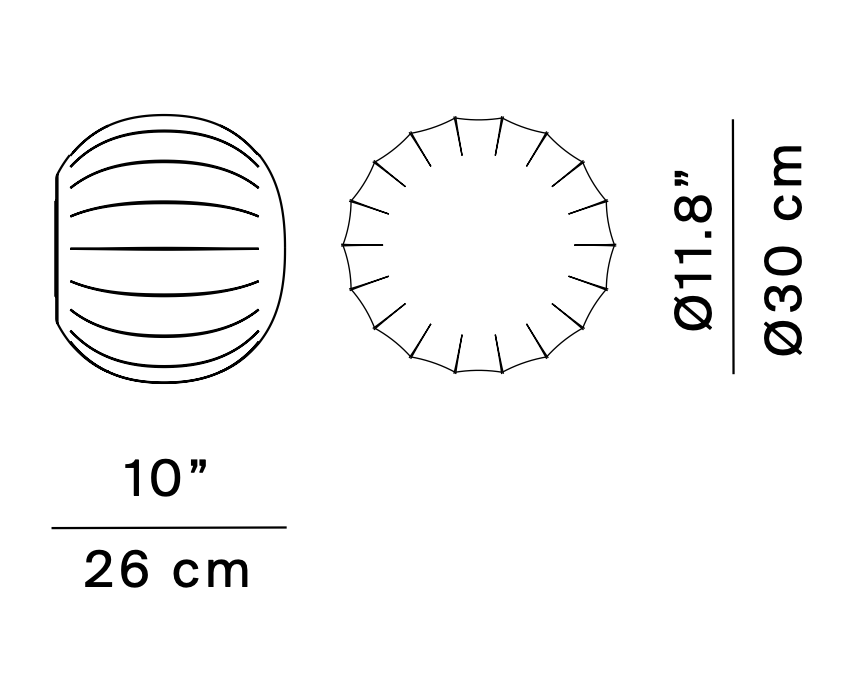 Lita Wall, 30 cm, White Glass with White Base, G9, IP20