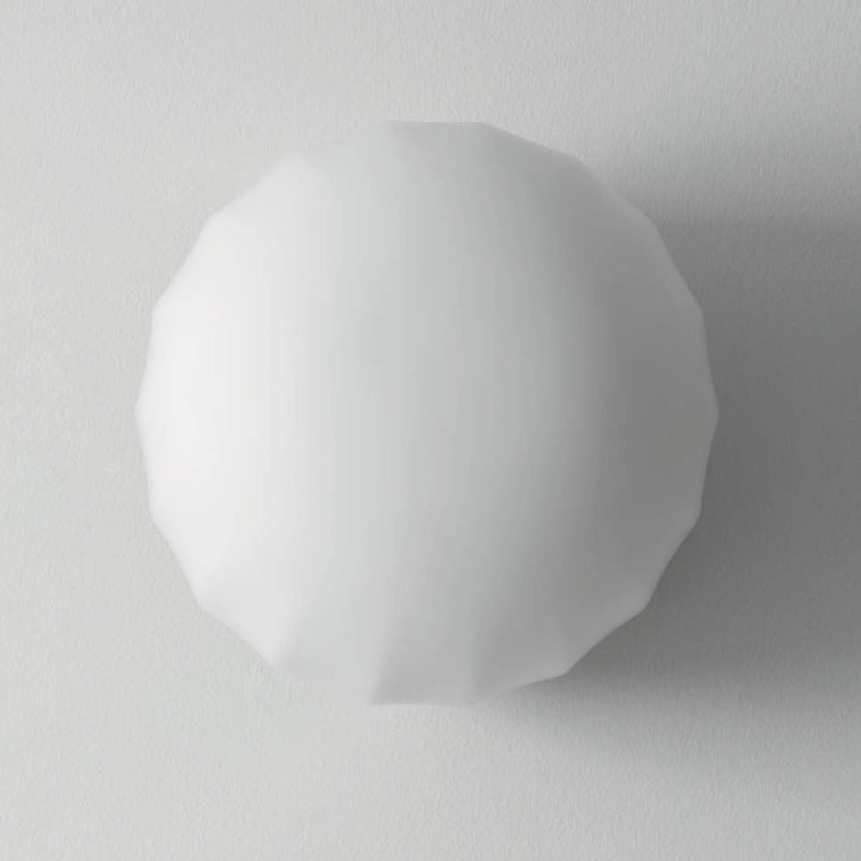 Lita Pendant, 30 cm, White Glass with White Cap, E27, IP20