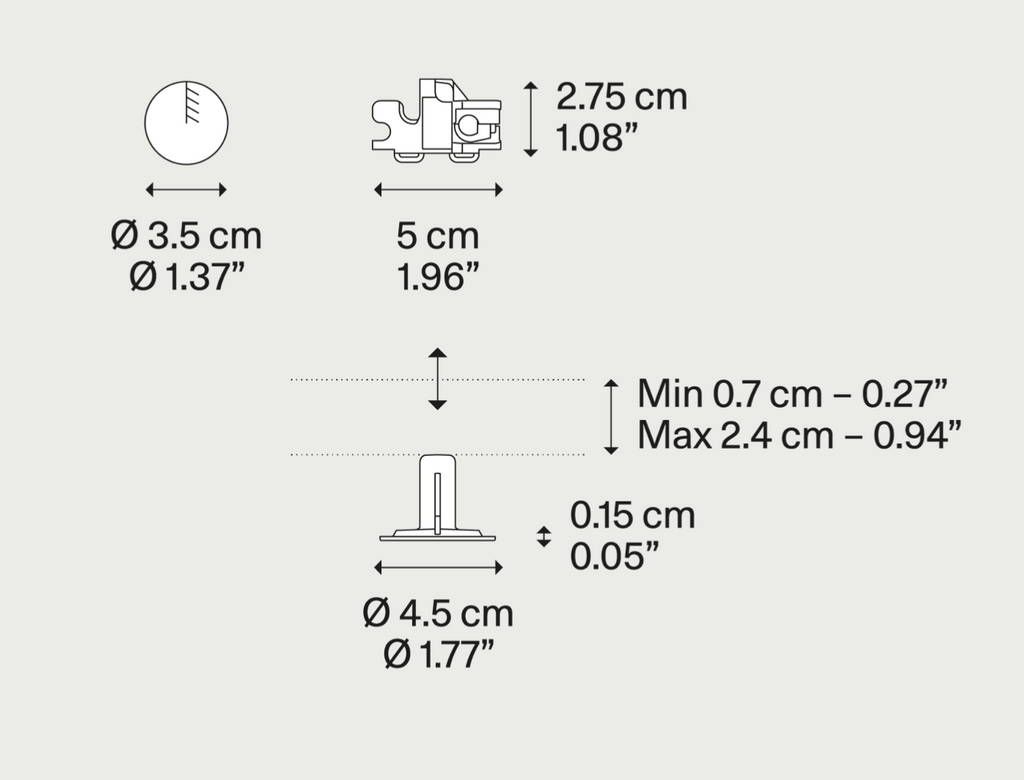 Z: Lodes Canopy, Single, Recessed Micro