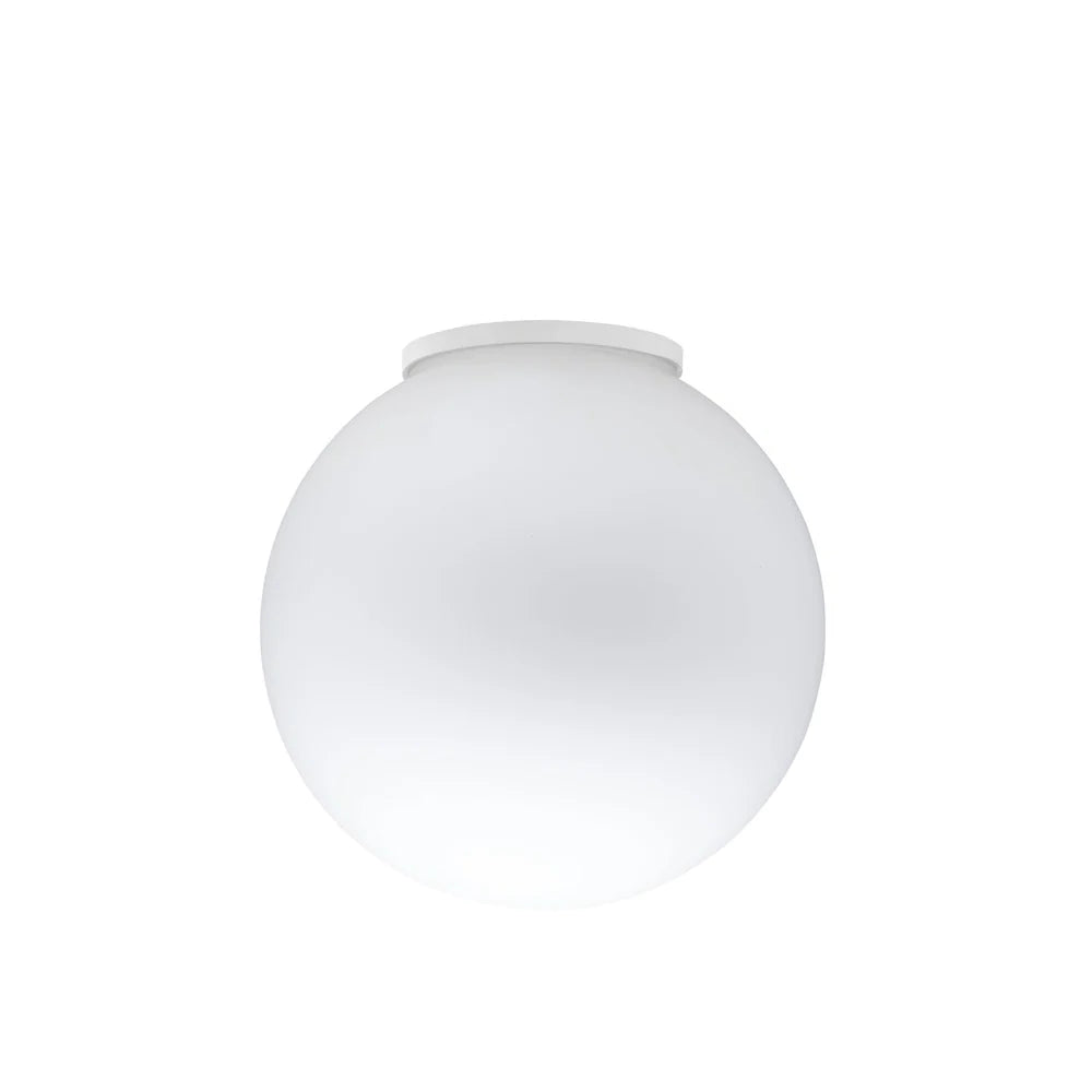 Lumi Sfera Ceiling, 35 cm, White Glass, E27, IP40