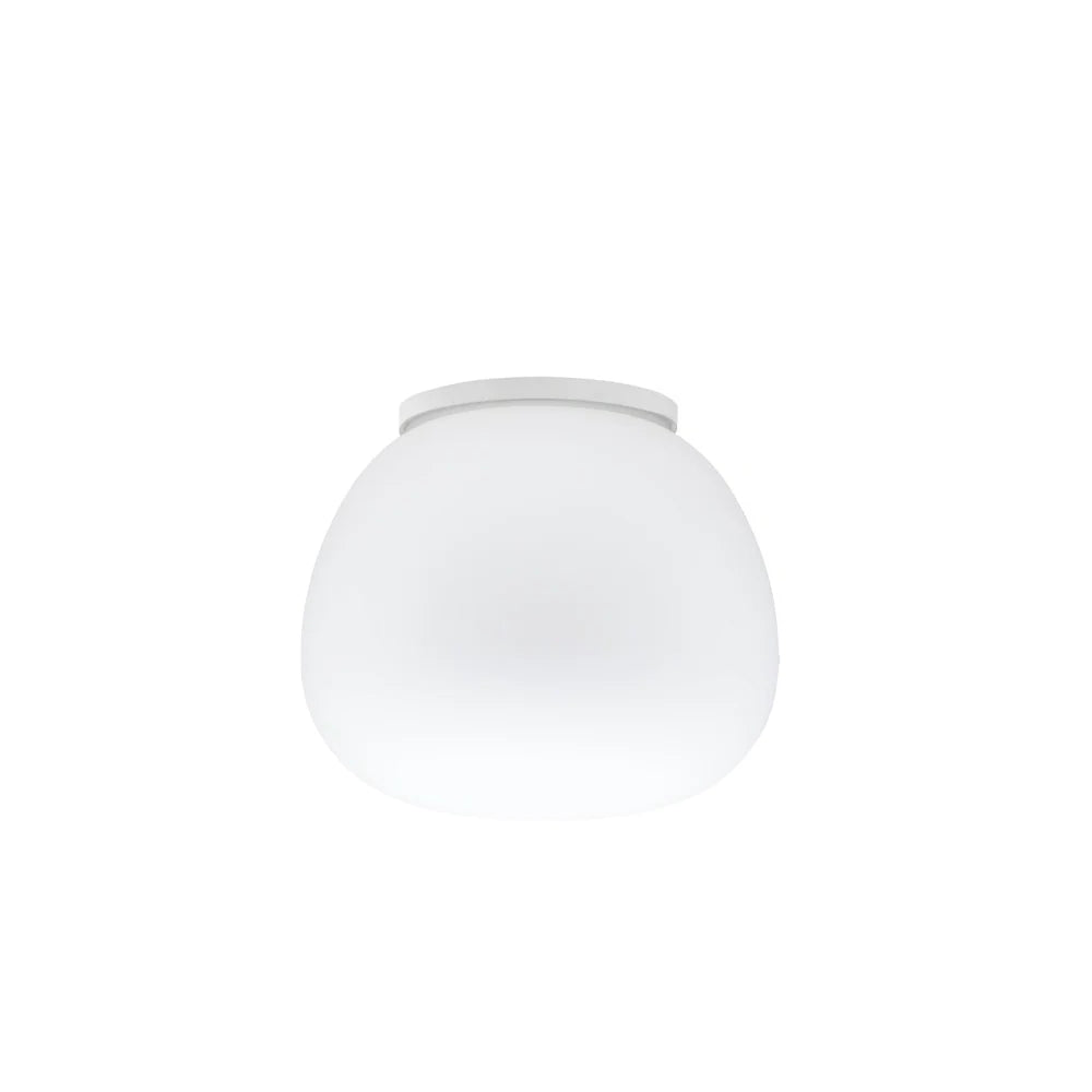 Lumi Mochi Ceiling, 30 cm, White Glass, E27, IP40