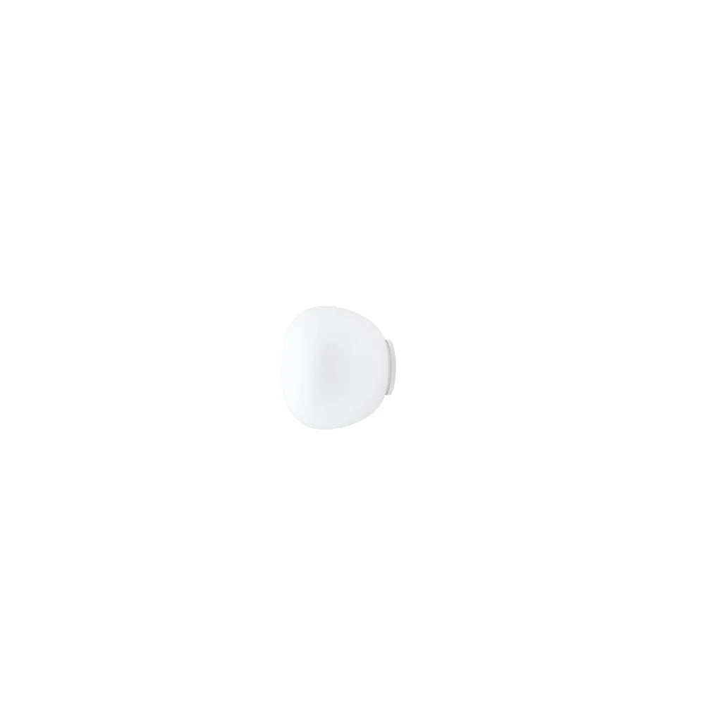 Lumi Mochi Wall, 12 cm, White Glass, G9, IP44