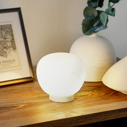 Lumi Mochi Wall, 12 cm, White Glass, G9, IP44