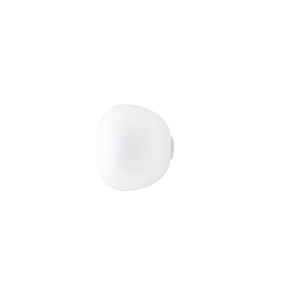 Lumi Mochi Wall, 20 cm, White Glass, G9, IP44