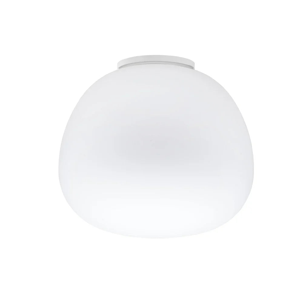 Lumi Mochi Ceiling, 45 cm, White Glass, E27, IP40