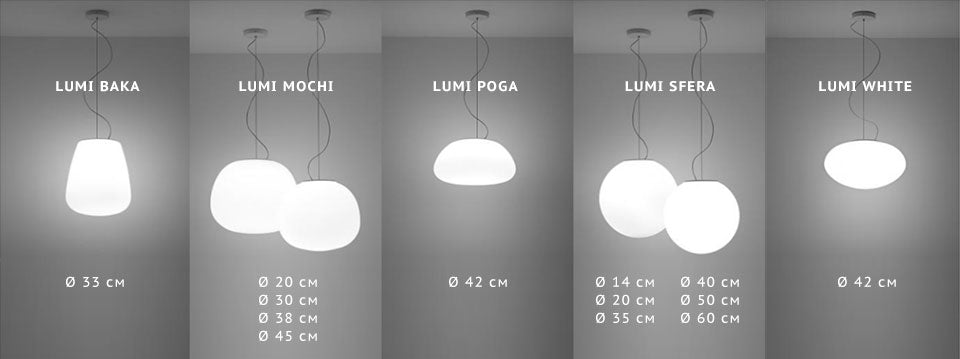 Lumi Sfera Pendant, 14 cm, White Glass, G9, IP40