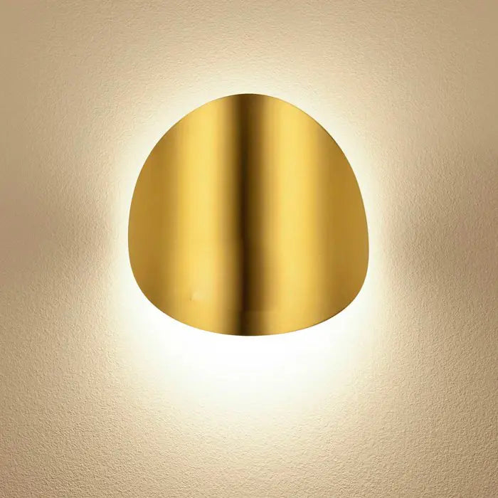 Lune Wall Light, Satin Gold, LED, Triac Dim, IP65 Indoor