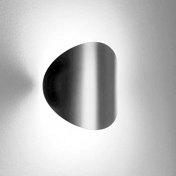 Lune Wall Light, Nickel, LED, Triac Dim, IP65 Indoor