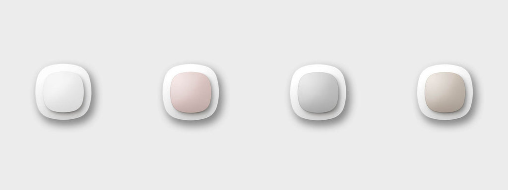 Luthien Wall, Pearl Grey Technopolymer Front with White Base, LED, Phase Dim, IP20