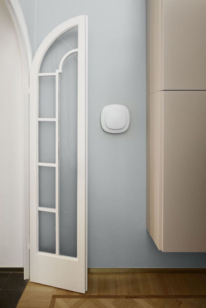 Luthien Wall, Sand Technopolymer Front with White Base, LED, Phase Dim, IP20