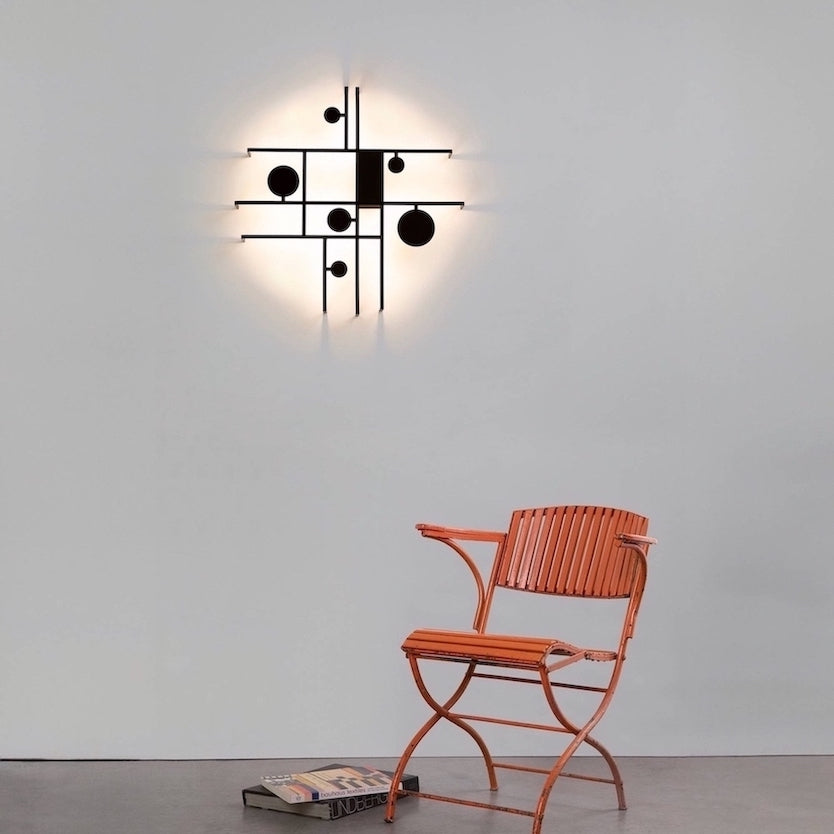 Manifesto Wall or Ceiling, Black, LED, Push or 0/1-10v Dim, IP20