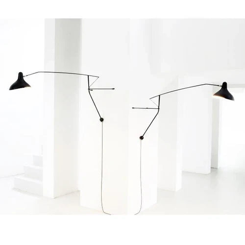 Mantis BS2 Adjustable Bracket Wall, Black, E14, On/Off, Plug In, IP20