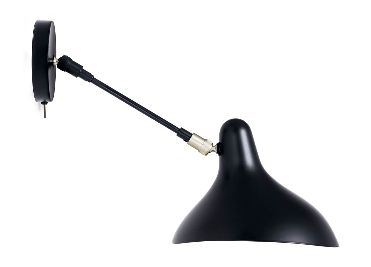 Mantis BS5 Adjustable Standard Wall, Black, Thumbswitch, E14, IP20