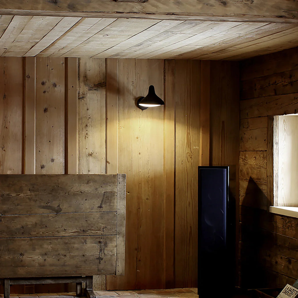 Mantis BS5 Adjustable Standard Wall, Black, Thumbswitch, E14, IP20