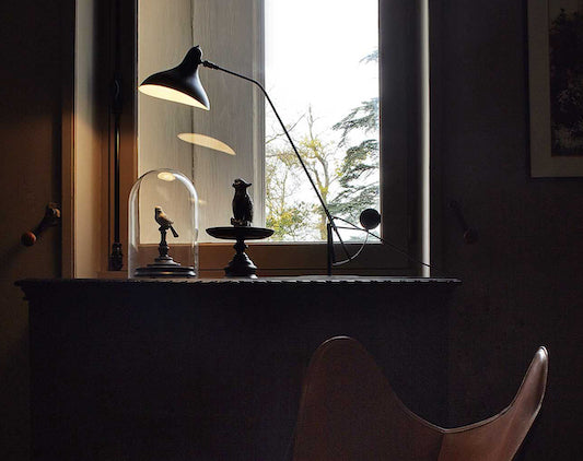 Mantis BS3 Adjustable Table Lamp, Black, E14, On/Off, IP20