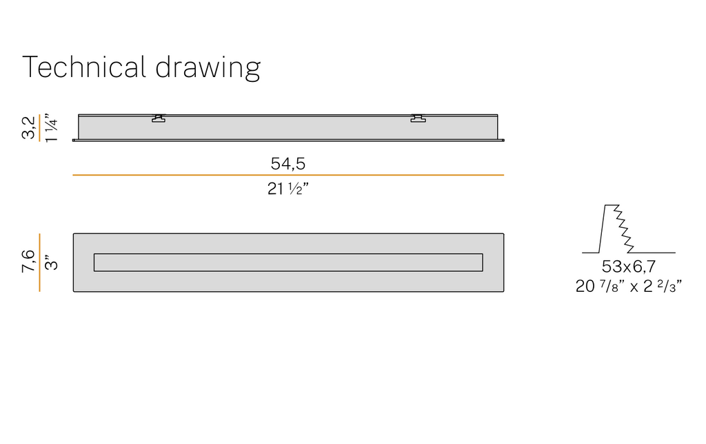 Mark, Downlight, LED, 3000K, 24vDC