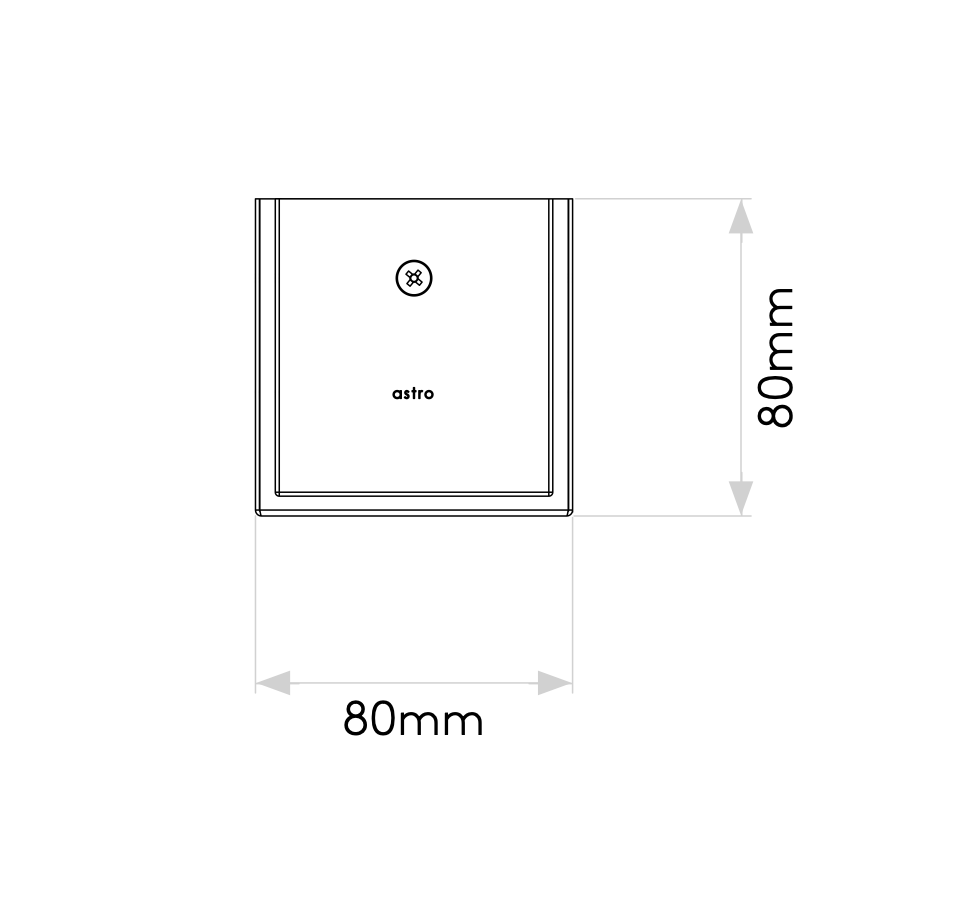 Mashiko 360 Classic Wall Light, Bronze, E14, IP44