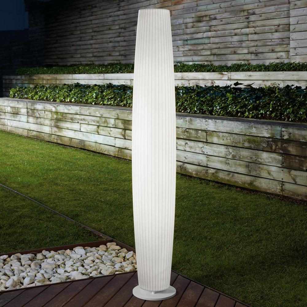 Maxi Floor Lamp, White Poly, LED, On/Off, IP66