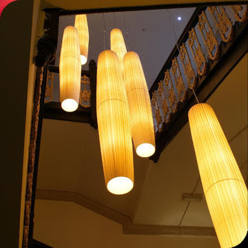 Maxi Pendant, 190 cm, White Ribbons, E27, IP20