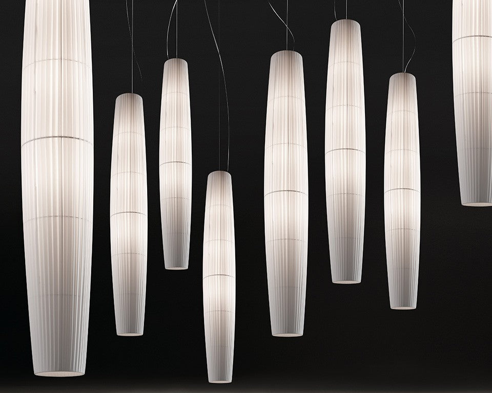 Maxi Pendant, 158 cm, White Ribbons, E27, IP20