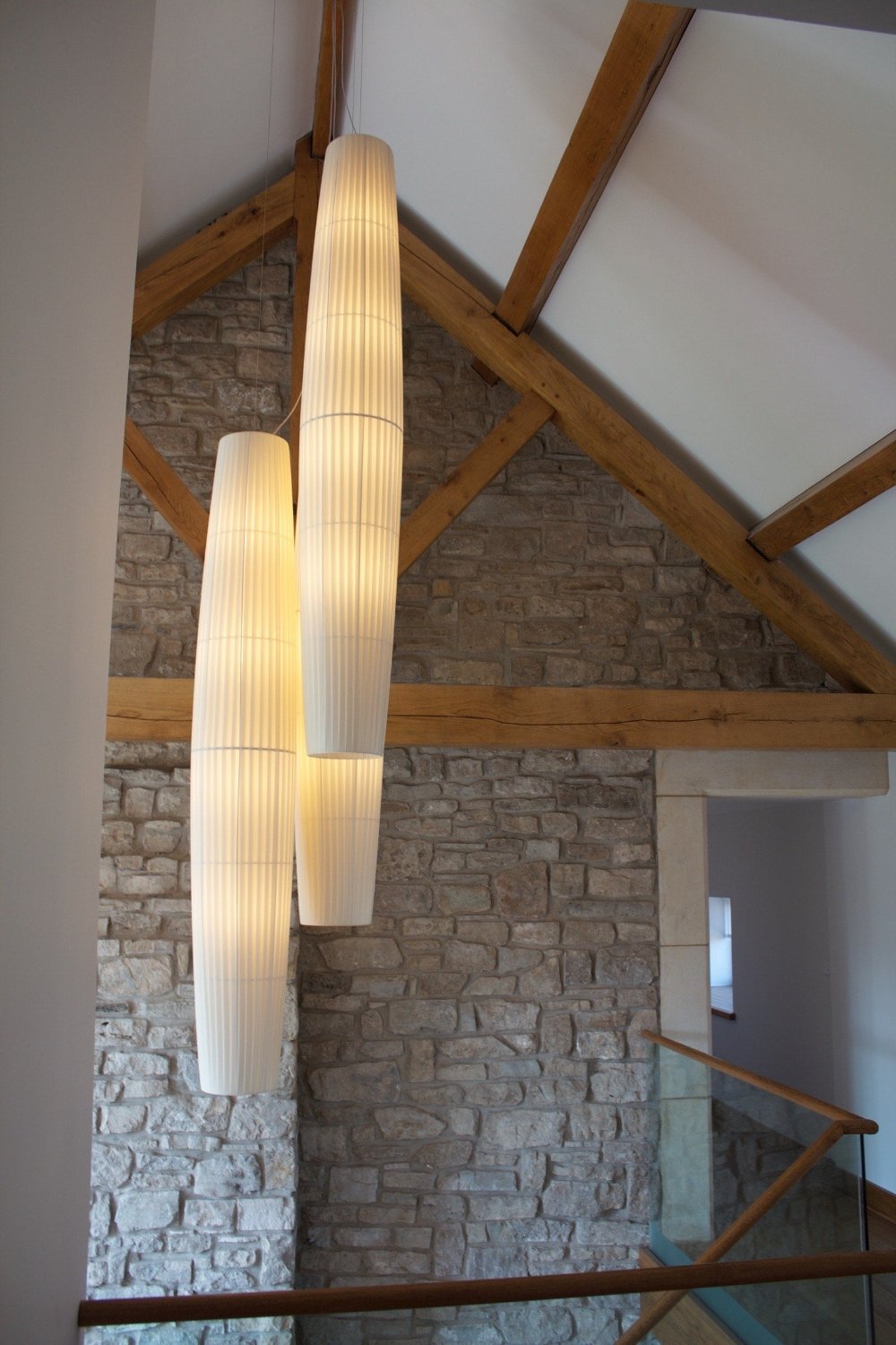 Maxi Pendant, 190 cm, White Ribbons, E27, IP20