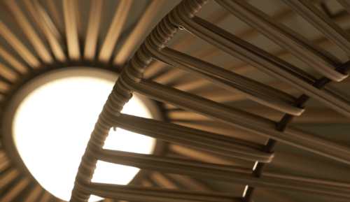 Mediterrania Ceiling, 105 cm, Brown, LED, 17.1W, Triac Dim, IP66