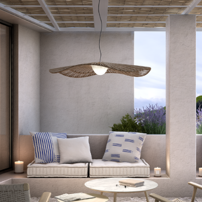 Mediterrania Pendant, 105 cm, Brown, LED, 17.1W, Triac Dim, IP66