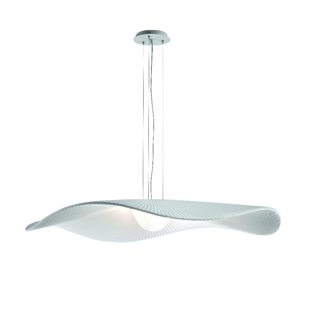 Mediterrania Pendant, 105 cm, White Ribbons, LED, 17.1W, Triac Dim, IP20