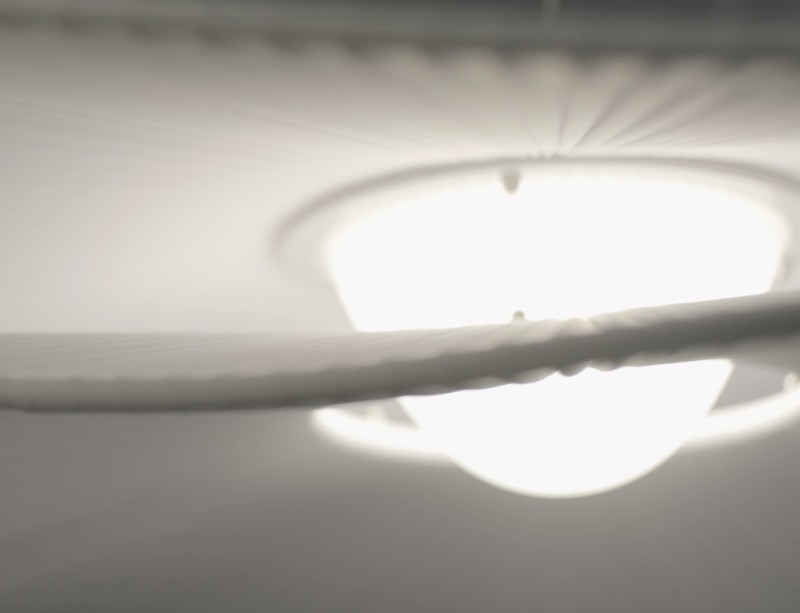 Mediterrania Pendant, 105 cm 2 Tiers, White Ribbons, LED, 17.1W, Triac Dim, IP20