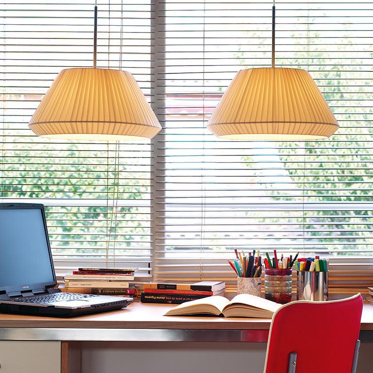 Mei Pendant, 38 cm, Cream Ribbons, E27, IP20