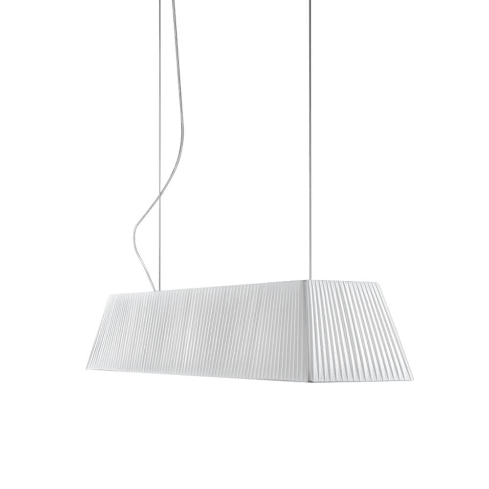 Mei Linear Pendant, 120 cm, White Ribbons, E27, IP20
