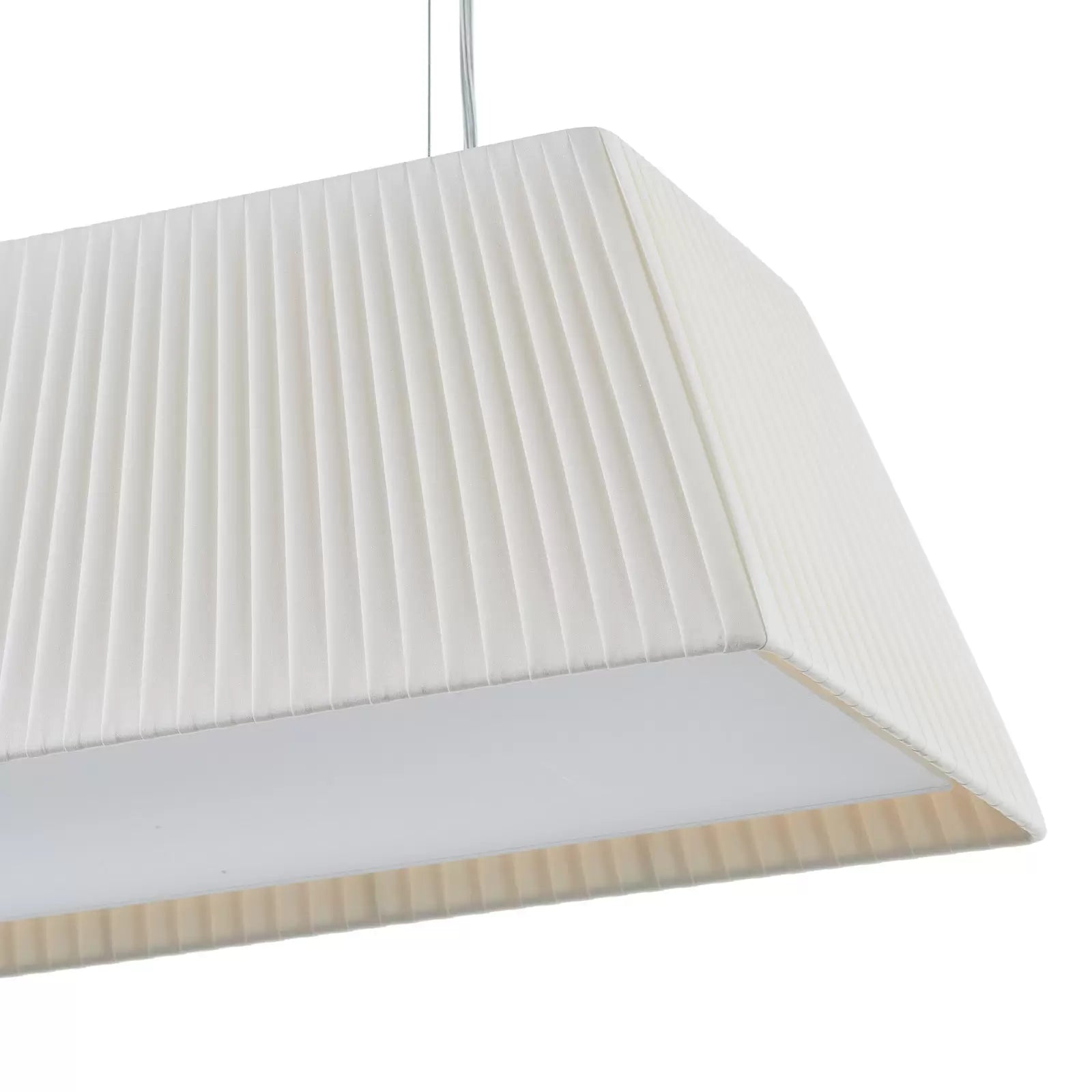 Mei Linear Pendant, 100 cm, Cotton Fabric, E27, IP20