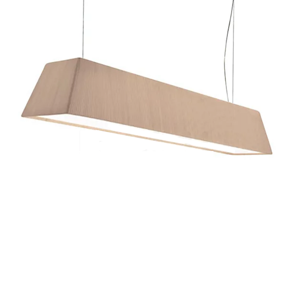 Mei Linear Pendant, 100 cm, Cotton Fabric, E27, IP20