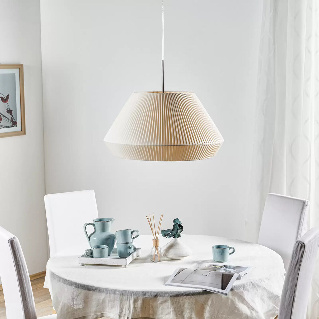 Mei Pendant, 90 cm, White Ribbons, E27, IP20