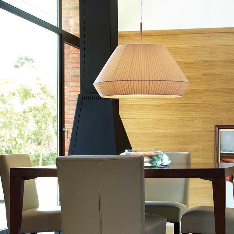 Mei Pendant, 38 cm, Cream Ribbons, E27, IP20